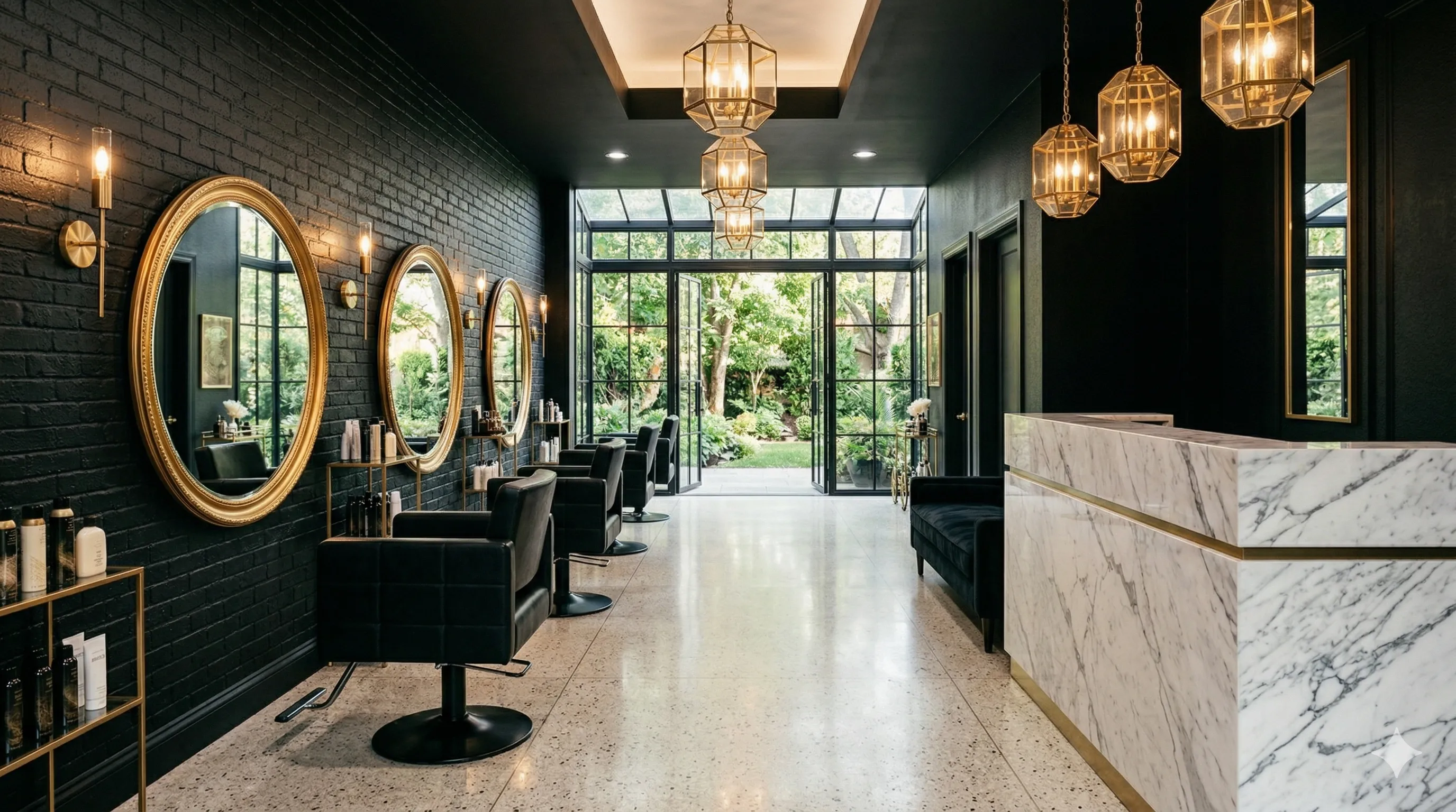 Intérieur du salon L'Atelier — Aix-en-Provence