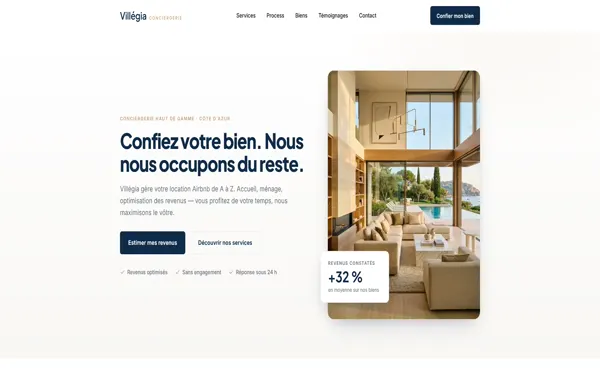 Aperçu modèle Conciergerie Airbnb